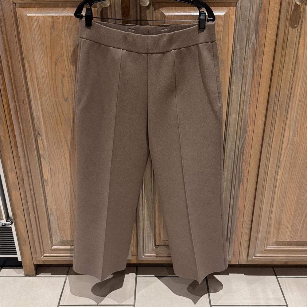 Lafayette 148 New York RESPONSIBLE MATTE CREPE FOLEY FLARED PANT